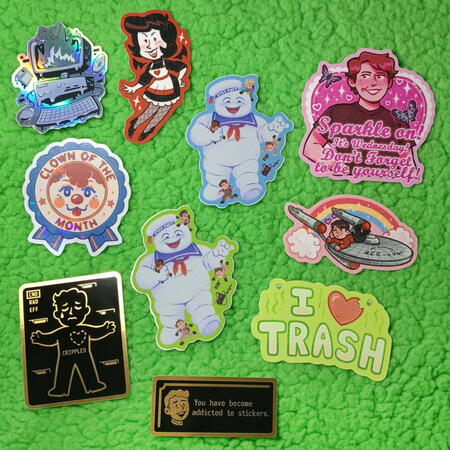 Stickers - Original, Fallout, Ghostbusters, Star Trek, Jerma
