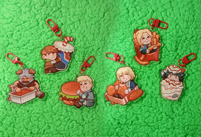 Keychains - Dungeon Meshi